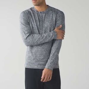 Lululemon Men’s Metal Vent Tech Henley Long Sleeve Medium